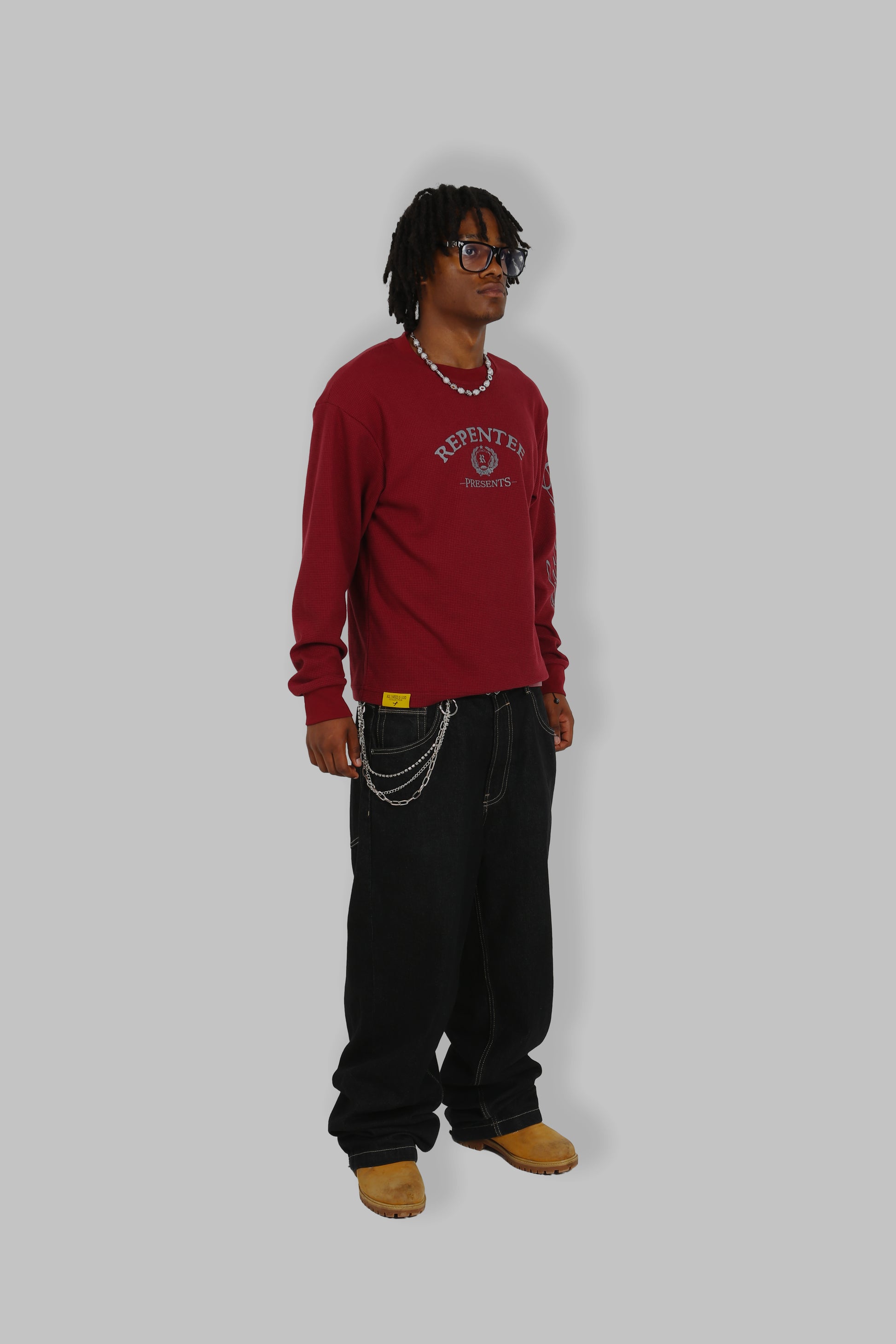 Crest Waffle Long Sleeve