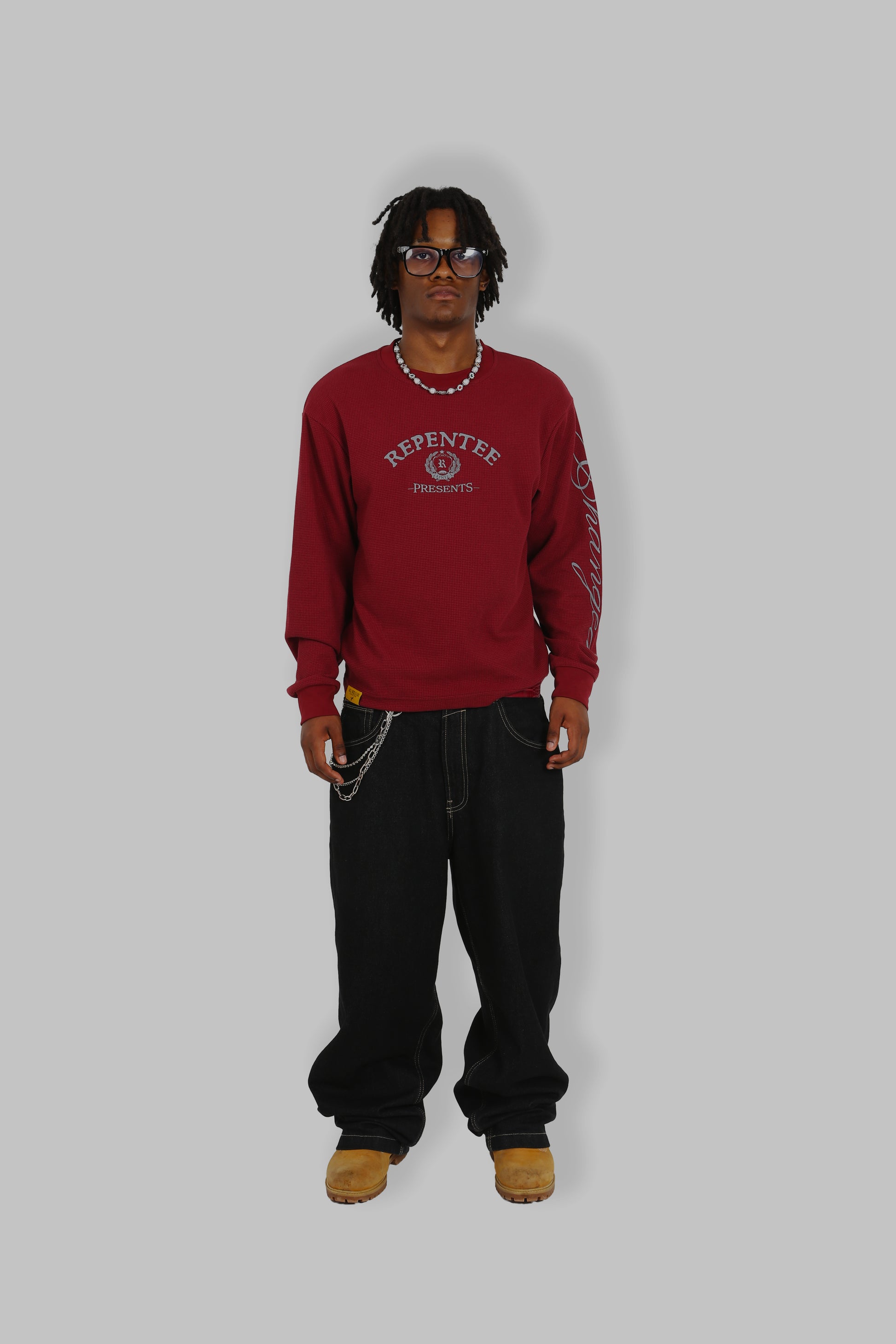 Crest Waffle Long Sleeve